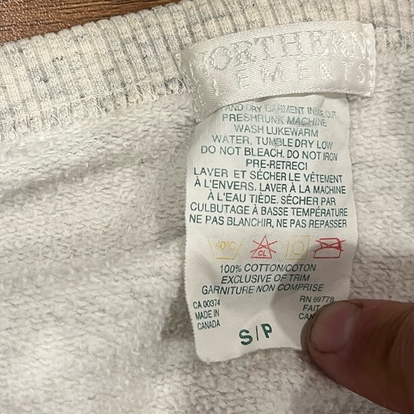 Vintage 90’s Northern Elements Timber Wolf Crewneck Size Small (fits la… - Picture 3 of 5